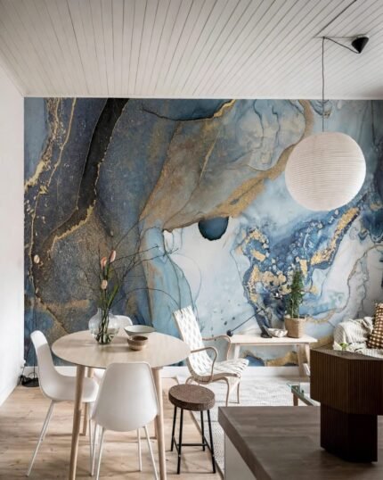Bluegold Geode Marble