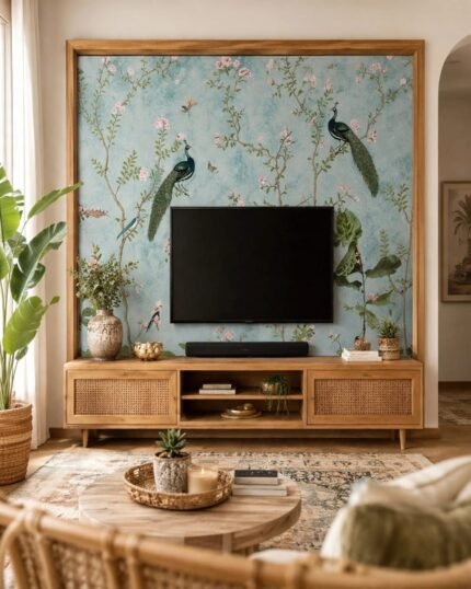 Chinoiserie Peacock Boho