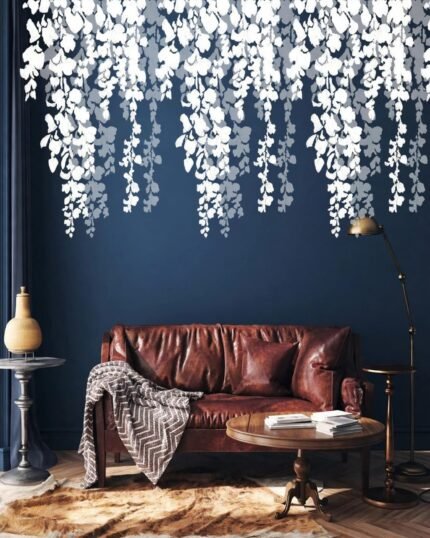 Wisteria White Floral