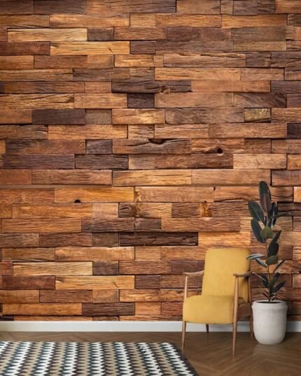 Reclaimed Horizontal Wood Planks Custom