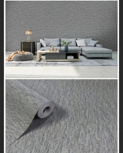Smoky Taupe Designer Grasscloth Luxury