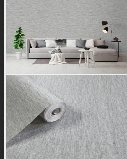 Fog Grey Artisan Linen Weave Luxury