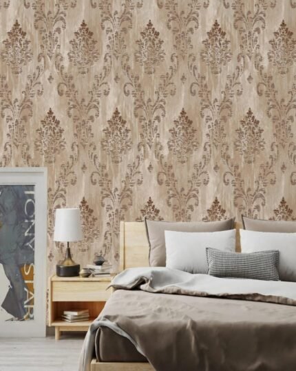 Champagne Gold Victorian Baroque Premium Non-Woven